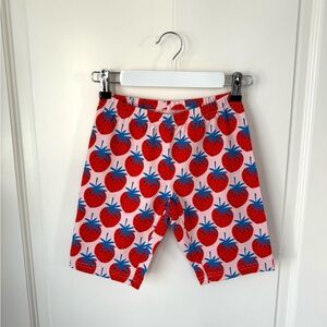Hanna Andersson Super Strawberries Bike Shorts 140cm 10 years New in Bags